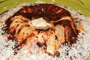 Gelado de Coco e Nozes