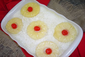 Pavê de Abacaxi com Coco