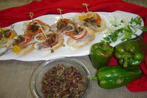 Sardinha Escabeche e Tapenade de Azeitonas Pretas