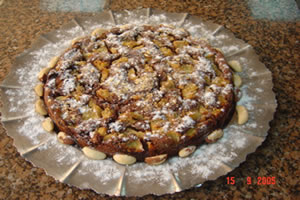 Torta de Chocolate com Abacaxi