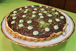 Torta de Limão com Ganache de Chocolate